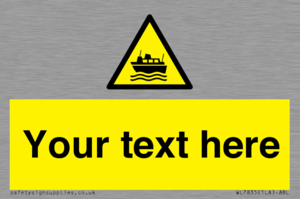 Custom warning ferries crossing vessels